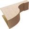 Ekena Millwork 10"W x 30"D x 20"H Classic Del Monte Rough Cedar Woodgrain TimberThane Corbel, Primed Tan CORUR10X30X20DELRCPR - alternate 2